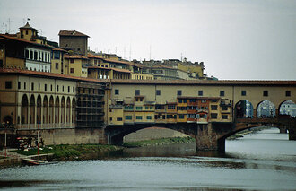 Bild: Florenz (Italien): Berühmte Brücke (Ponte Vecchio)