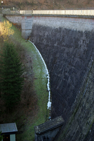 Bild: Diemelsee (Sauerland): Staumauer