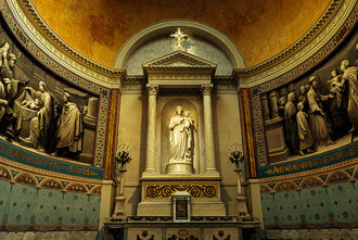 Bild: Kirche St-Germain-l’Auxerrois in Paris: Maria und Jesuskind