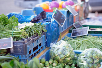 Bild: Gemüse auf dem Markt
