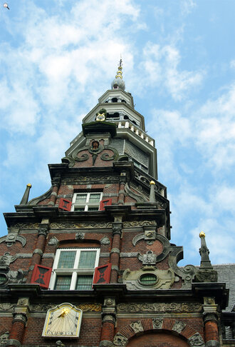 Bild: Rathaus in Bolsward (Niederlande) aus dem 17. und 18. Jahrhundert