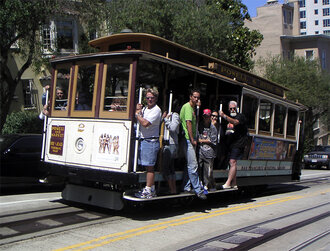 Bild: San Francisco (Kalifornien, USA): Cable Car (Kabelstraßenbahn)