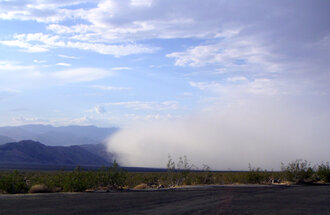 Bild: Sandsturm: Death Valley (Nationalpark in der Mojave-Wüste, Kalifornien/Nevada, USA)