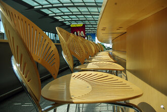 Bild: Café im Flughafen
