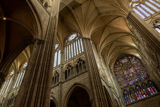 Bild: Kathedrale Notre Dame in Amiens (Stadt in Frankreich): Innenraum