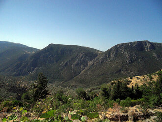 Bild: Griechenland: Berge bei Delphi