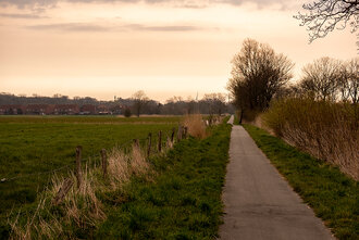 Bild: Radweg in Norddeutschland