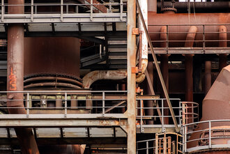 Bild: Hochofenwerk in Dortmund ("Phoenix-West"): Stahlherstellung