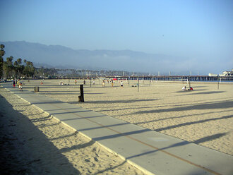Bild: Strand in Santa Monica (Kalifornien, USA)