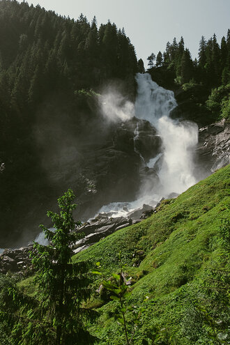 Bild: Wasserfall (Krimmler Wasserfälle, Salzburger Land, Nationalpark Hohe Tauern, Österreich)