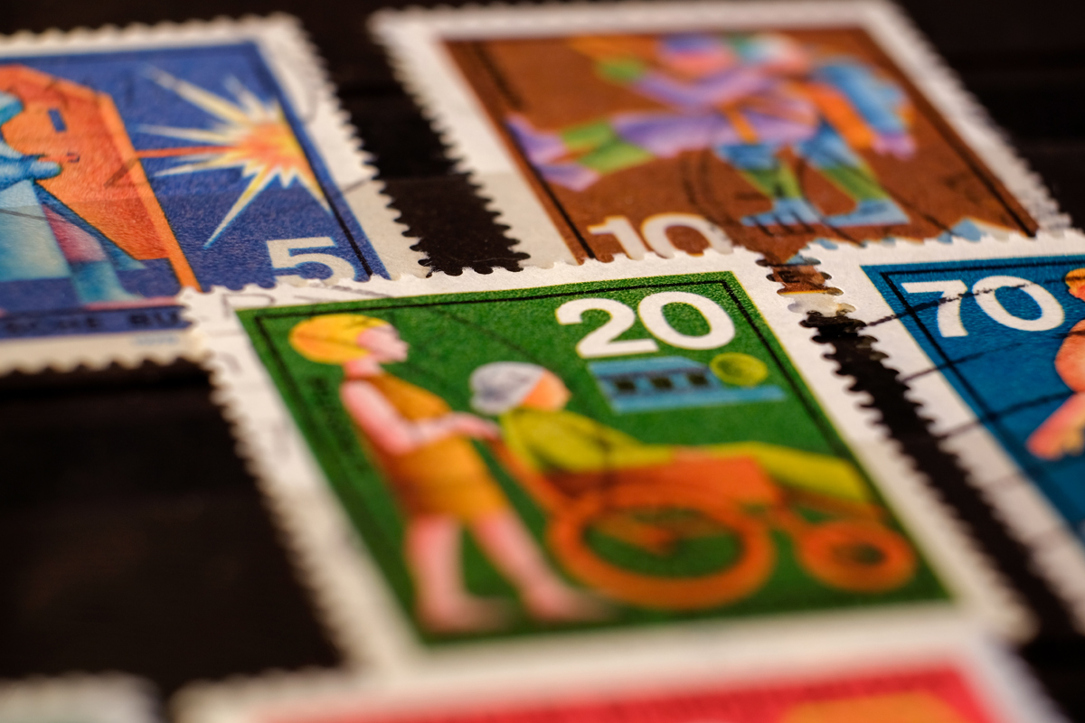 Bild: Briefmarken (Deutsche Bundespost)