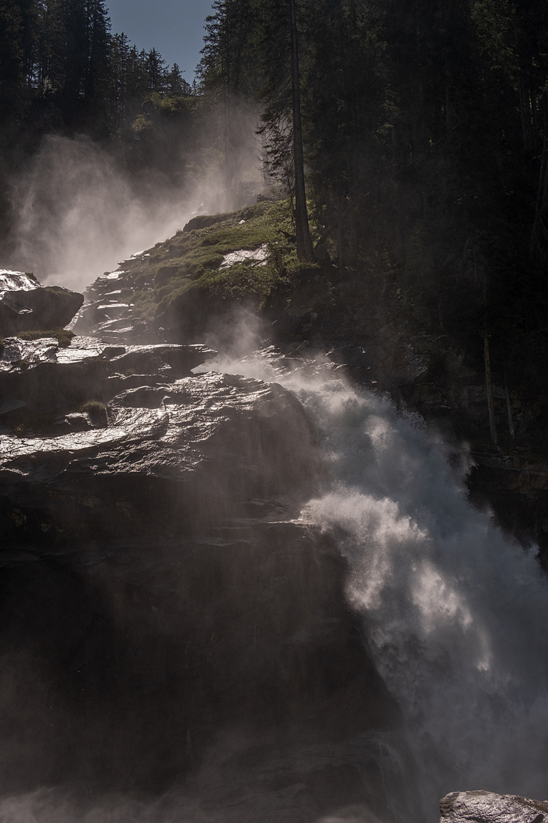 Bild: Wasserfall (Krimmler Wasserfälle, Salzburger Land, Nationalpark Hohe Tauern, Österreich)