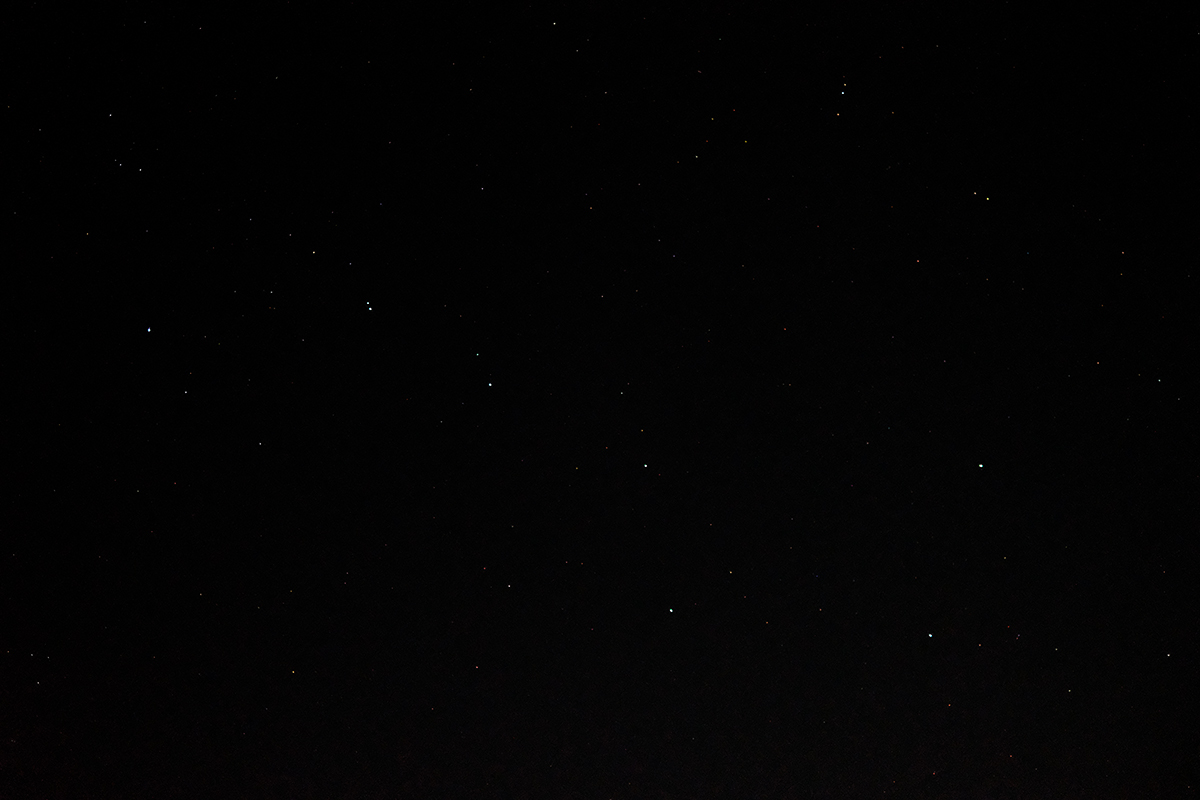 Bild: Sterne am Nachthimmel: Sternbild "Großer Wagen"