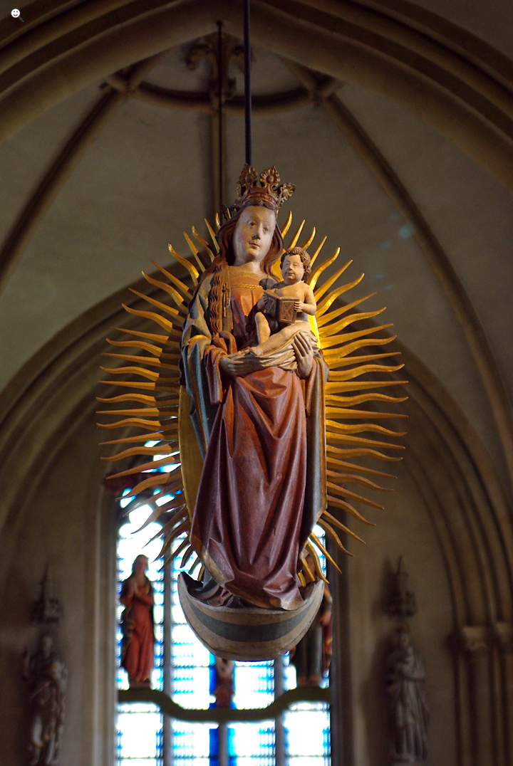 Bild: Maria und Jesus (katholische Propsteikirche St. Ludgerus in Billerbeck)