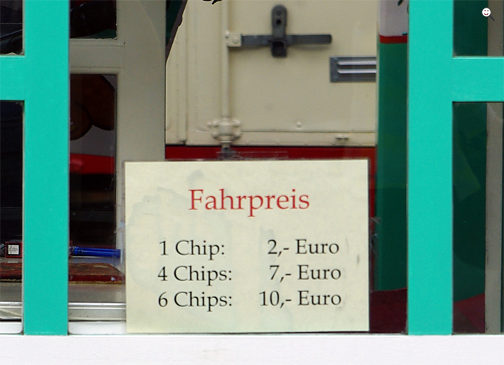 Bild: Kirmes: Fahrpreis