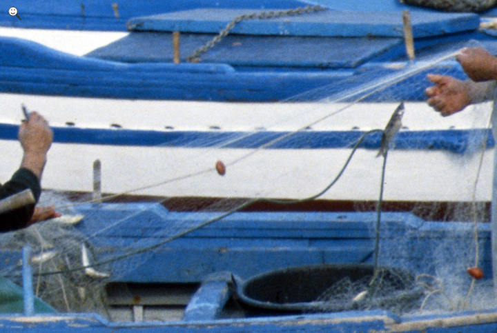 Bild: Fischer bereiten die Netze auf für den Fischfang