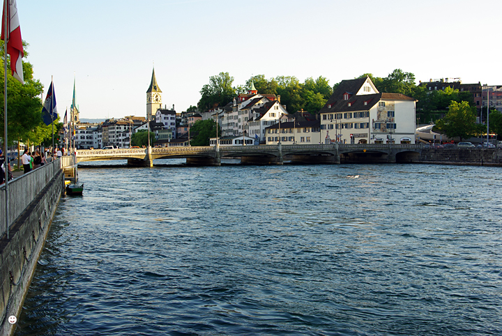 Bild: Zürich (Schweiz): Limmat (Fluss)