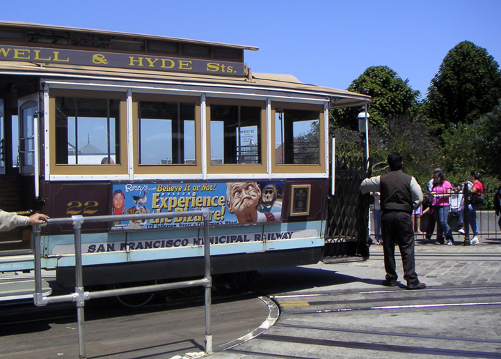 Bild: San Francisco (Kalifornien, USA): Cable Car (Kabelstraßenbahn)
