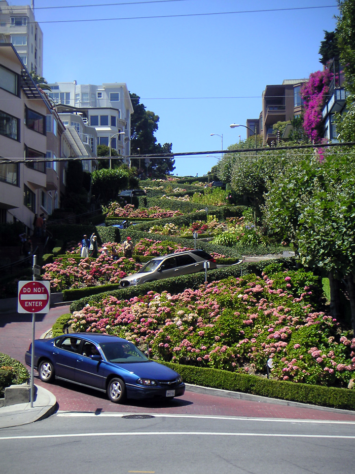 Bild: San Francisco (Kalifornien, USA): Kurvigste Straße der Welt