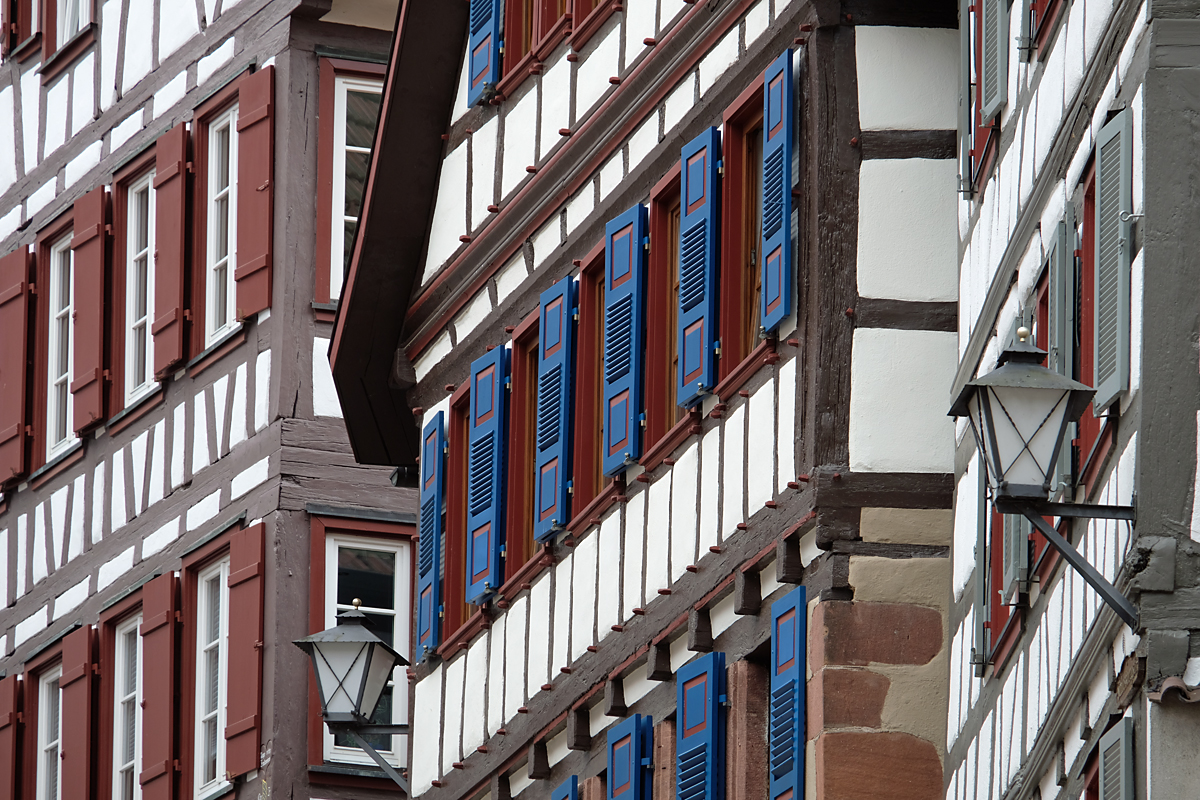Bild: Fachwerkhäuser in Schiltach (Schwarzwald, Baden-Württemberg)